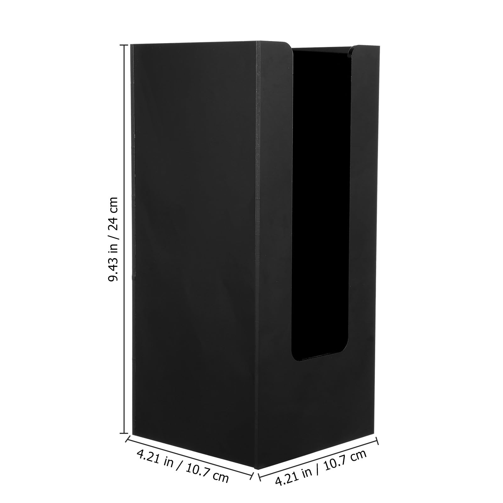 Beaupretty Support pour Rangement Pratique Porte-gobelets en Papier Noir en Acrylique Léger Design Simple et Élégant des Tasses à Thé et Café