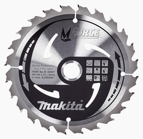 Makita B-32007 Mak-Force Kreissägeblatt 165 mm für Hand und Tischkreissägen