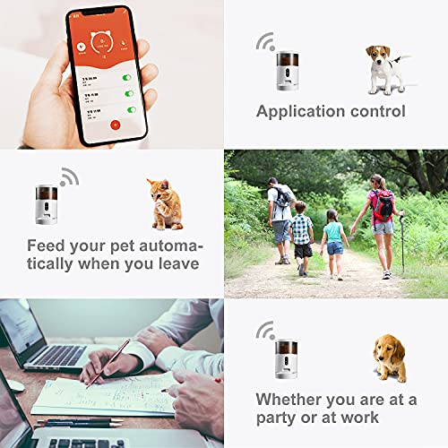 TAKIYOMI Automatic Cat Feeder,4L,Wi-Fi Enabled Smart Pet Feeder for Cats and Dogs, Smart Pet Feeder with APP Control… - Image 5