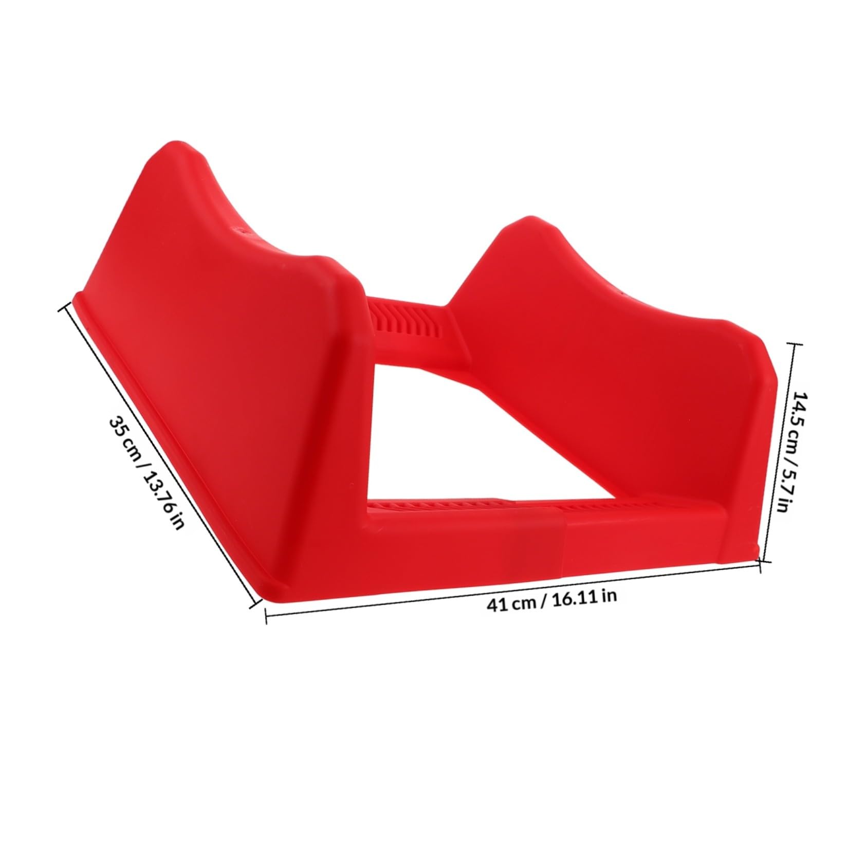 Supporto Porta Pneumatici da Garage in Plastica Rossa, Facile da Installare e Portatile, per Uso Domestico e Commerciale Design Elegante e Semplice