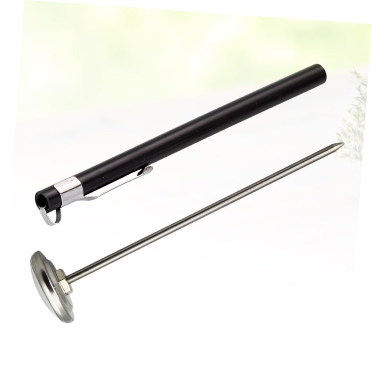 OKUMEYR 1pc Kitchen Stainless Steel Food Thermometer Mini Milk Thermometer for Cooking Home Use