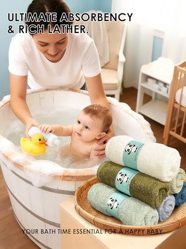 23% Off HIPHOP PANDA Baby Washcloths - Ultra Soft Bamboo - Image 5