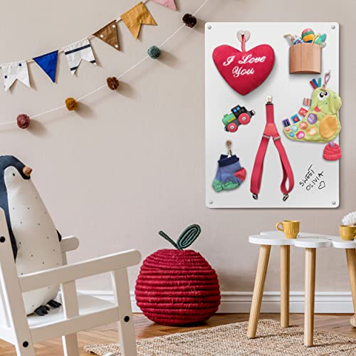 Tableau magnétique en acier durable gris 58 x 40 cm au design épuré