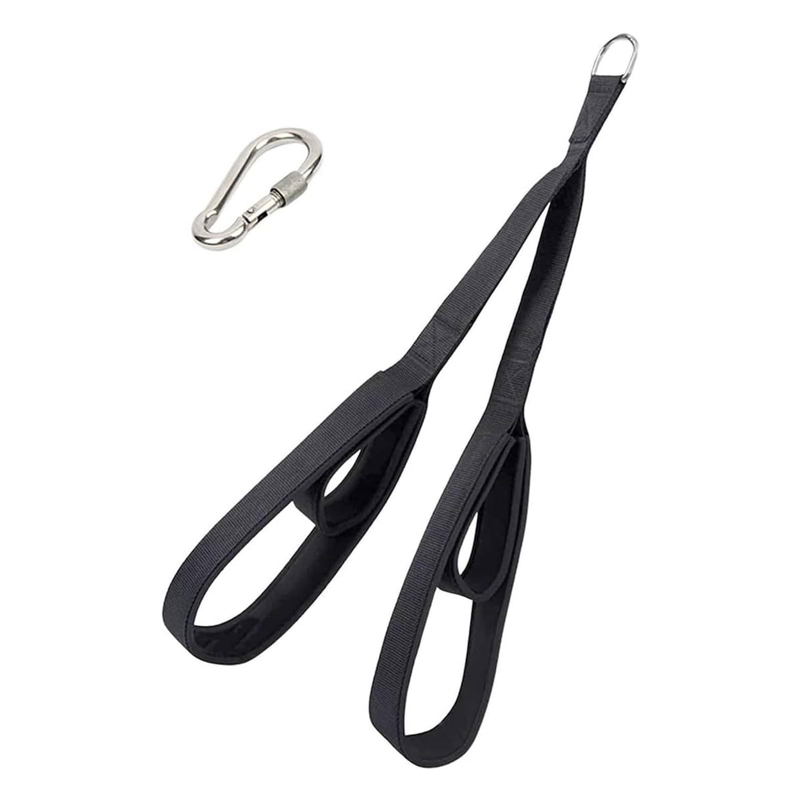 Maxtonser Tricep Rope Cable Attachment Nonslip Tricep Rope with 2 Handle Loop Pull Down Rope for Homes Gym Pulley Systems Enduring