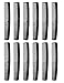 Allegro Combs 415 All Purpose Hair Combs Hair Styling combs Black Combs 12 Pcs.