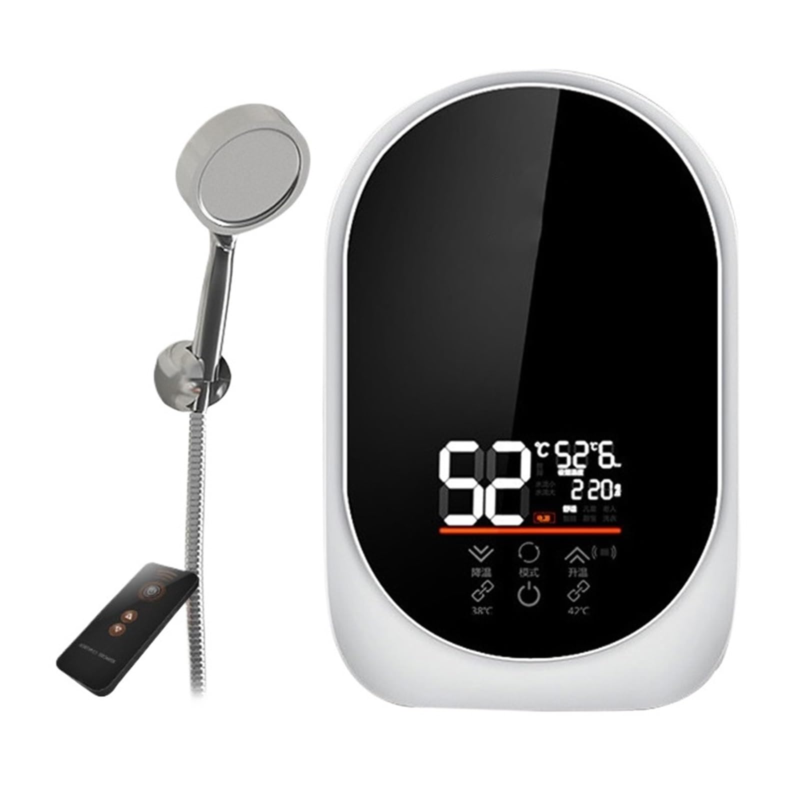 Scaldabagno Elettrico Istantaneo Senza Serbatoio Da 6000 W Termostato Bagno Riscaldatore A Induzione Smart Touch Riscaldatori Elettrici Doccia Veloce E Comodo