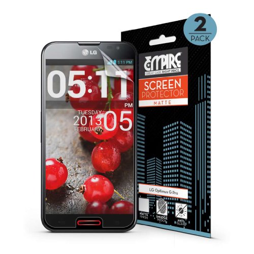 Empire Premium Matte Anti-Glare Films de Protection d'écran for LG Optimus G Pro E980-2 Pack
