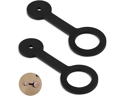 [2 Pack] Best RV Shower Door Travel Latch Straps for Safe Travel - Secure Doors