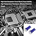 cciyu 20 Pack Blue T5 3-3014 SMD Wedge LED Light Bulbs 74 17 18 37 70 73 2721 Replacement fit for Instrumental Cluster Gauge Dashboard
