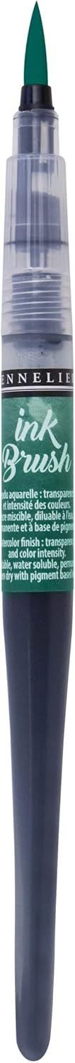 Sennelier Ink Brush Pen, 0.22 oz, Forest Green