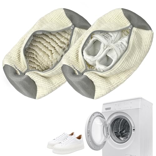 靴 洗濯ネット 2枚入り 靴 洗濯ネット 靴 洗濯機 靴用洗濯ネット 多機能 靴用 洗濯袋 丸洗い 靴の損傷を防ぐ 型崩れ防止 洗い 丈夫 耐久性 吊りループ 再使用可能 家庭用