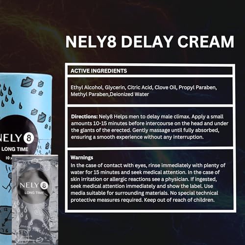 delay cream for men desensitizing numbing cream for climax control longer performance no odor not a delay spray travel size 10 pack