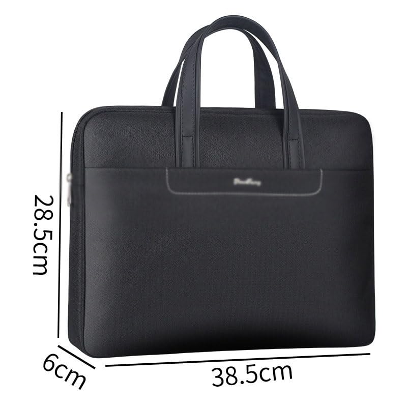 Thickened canvas briefcase for men, large capacity for women, office zipper, multi-layer waterproof materials4