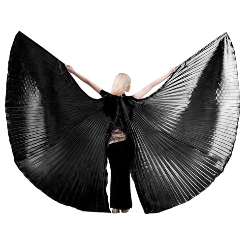 Pilot-trade clothing trade co.,Ltd Women's Egyptian Egypt Belly Dance Costume Bifurcate Isis Wings Black