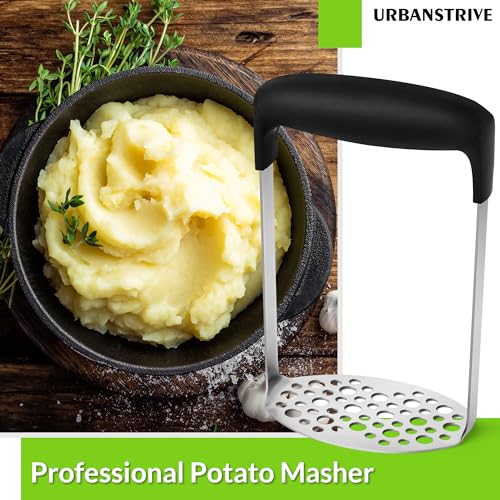 Urbanstrive YNQSK-HEI Smooth Mash Potato Masher Stainless Steel thumb #6