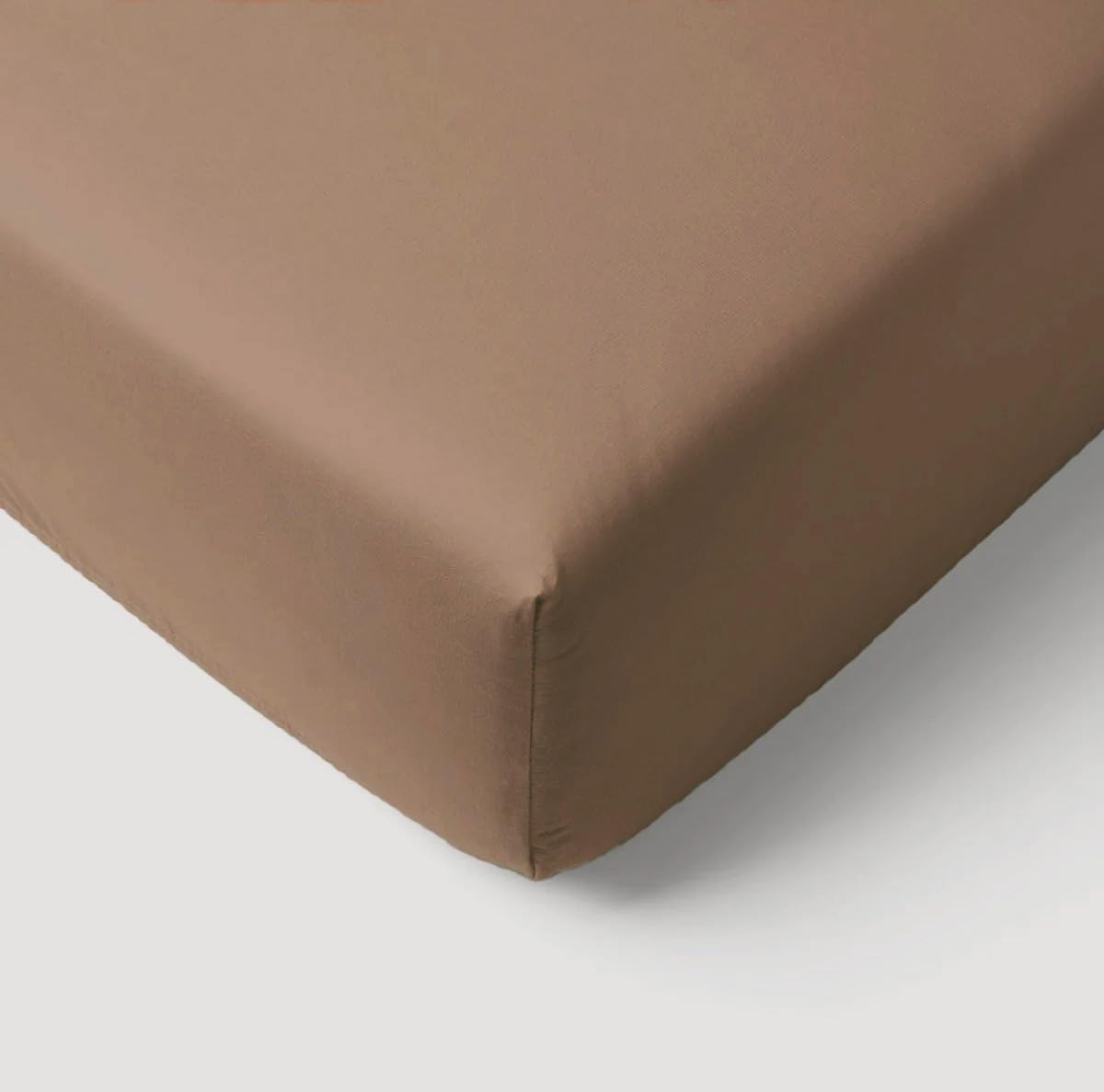 Mon PTIT DODO Drap-​Housse Jersey Brun 60 x 120 cm