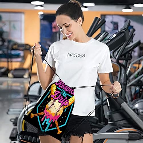 Ices Creamm Dripp Drawstring Bag For Sports4