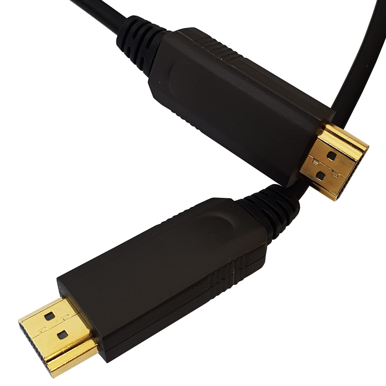 Aktywny optyczny kabel HDMI 15 m - 8K przy 60 Hz | 4K przy 120 Hz 48 Gb/s - kompatybilny z PS5 Xbox Series X - Premium męski na męski złoty długi przewód HDMI AOC