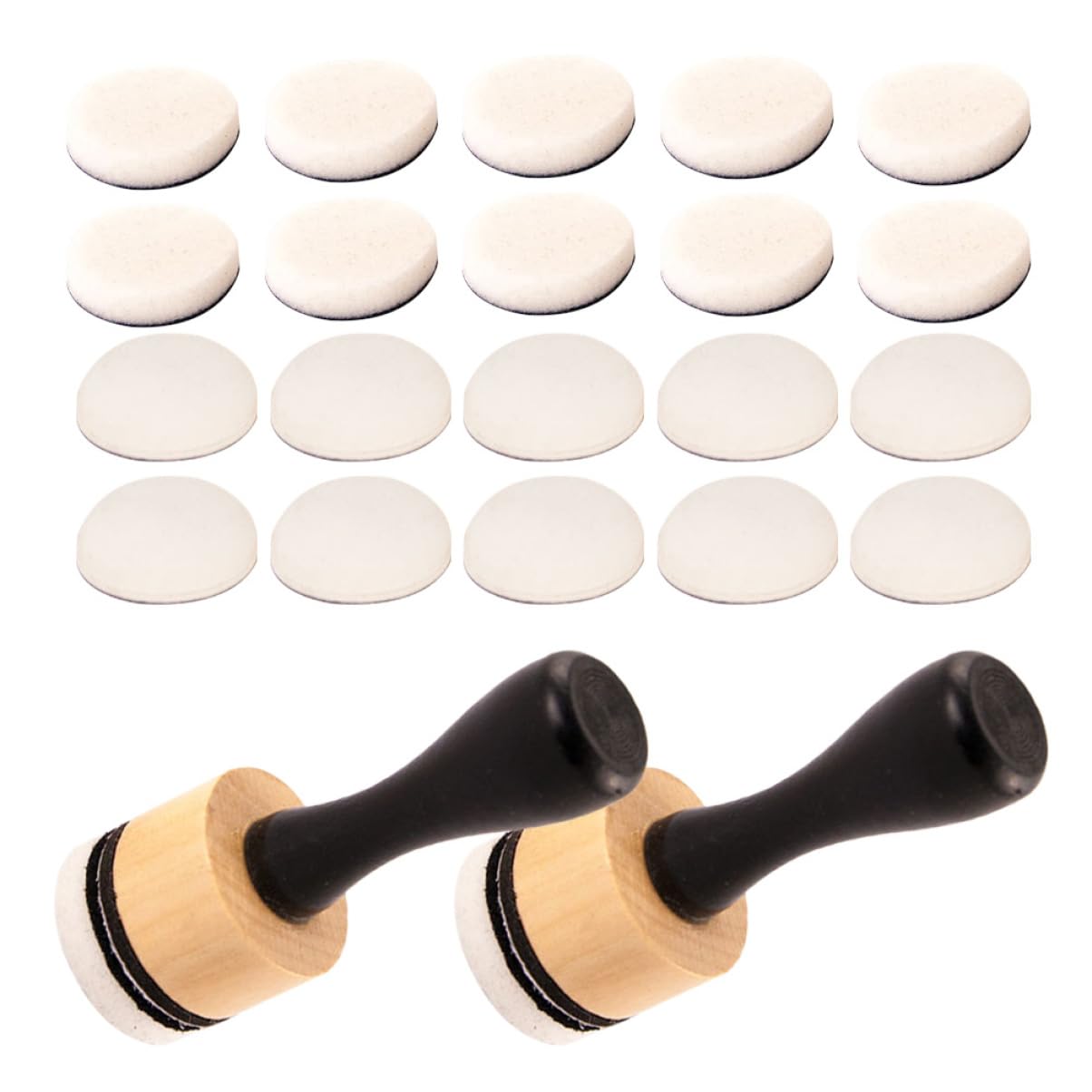 HOMSFOU 4 Sätze Mini Schwamm Pinselwerkzeug Schwammwalzen zum Streichen Make-up-Schwämme Schwammpinsel Make-up-Schwamm Kunstschwamm Schwämme zum Malen Schwammfarbe Gummi