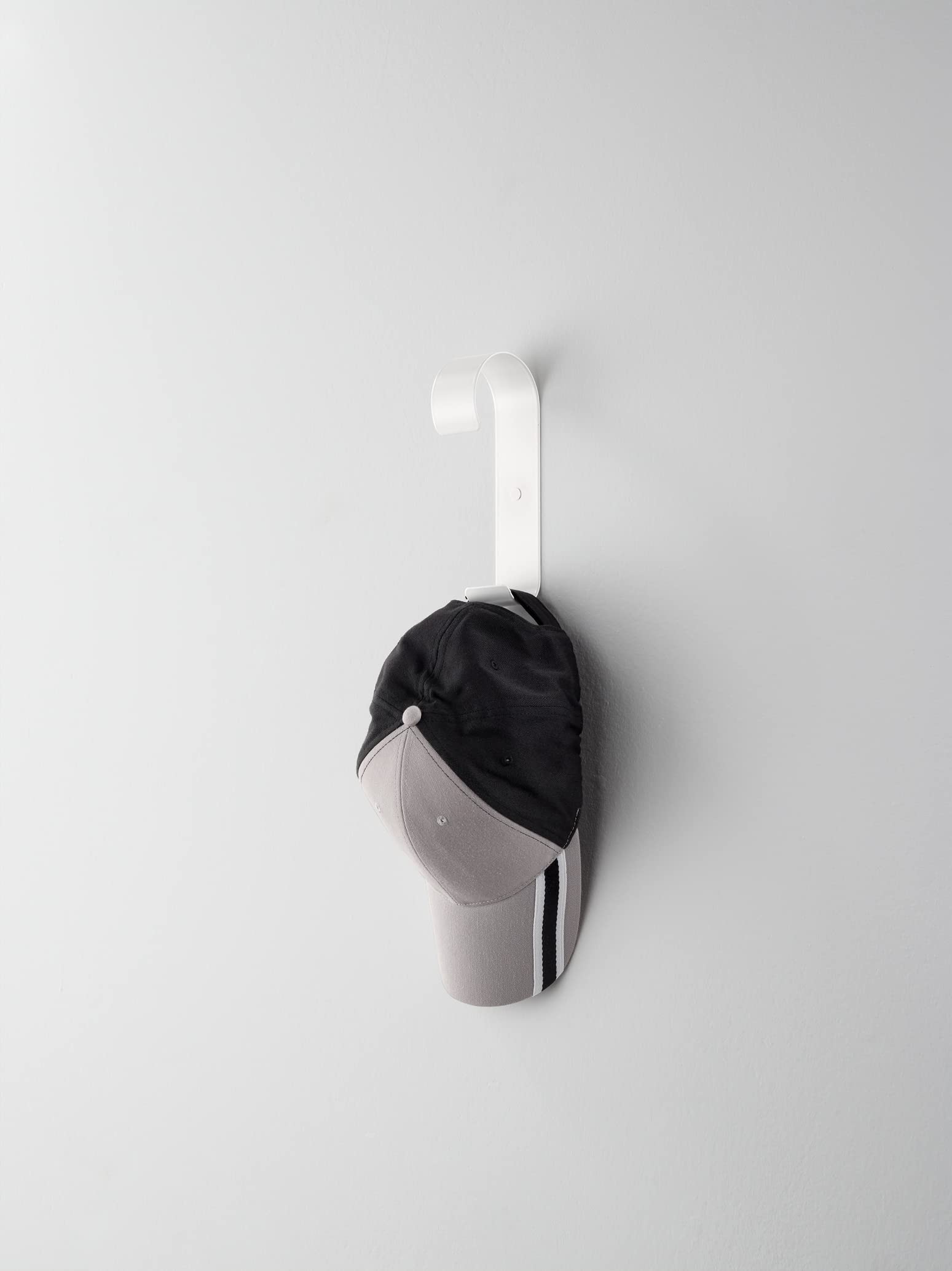 D-Segno Cocò, Kit 2 Appendiabiti da Parete o da Porta, Attaccapanni da Muro Moderno, Appendiabiti da Muro, Attaccapanni da Muro Design. 100% Made in Italy (Nero)