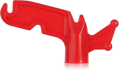 SAVITA Gancho utilitario de plástico, gancho de poste de extensión de 34 pulgadas, gancho multiusos de tornillo en el poste, gancho para colgar