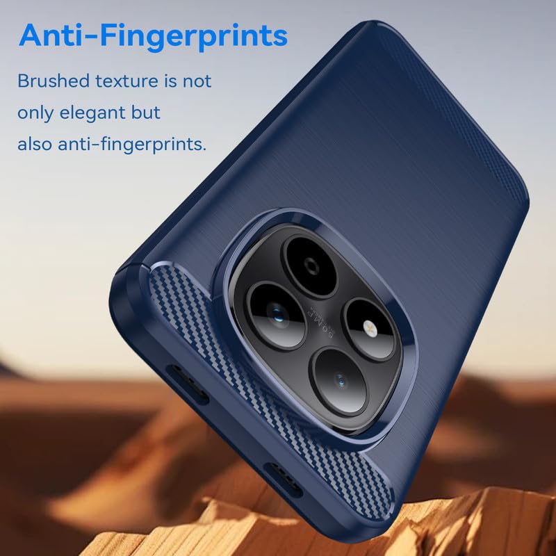 Image of Basic Case for Xiaomi Redmi Note 15 Pro 5G (Carbon Fibre Blue)