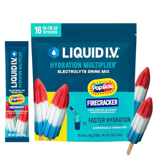 Liquid I.V. Hydration Electrolytes, Firecracker, 16 Count