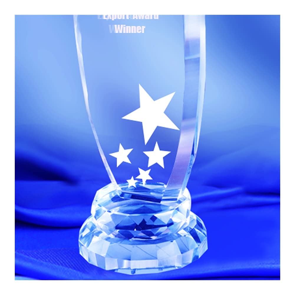 For la K9 Trofeo de Cristal Grabado o Palabras Copa de la Liga Copa de Premio de Cristal for el Ganador de la Competencia Deportiva Premio de campeón de Recuerdos Inicio Colecciones