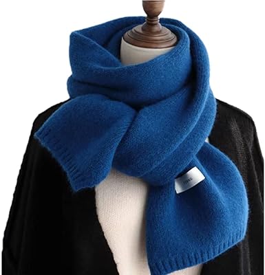 YWTAENOH Écharpe Tricotée 100 % Cachemire Pour Temps Froid, Cache-cou