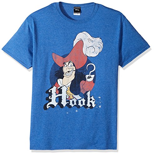 T-Shirt Disney Peter Pan Homme Tinkerbell Hook Pride Noir
