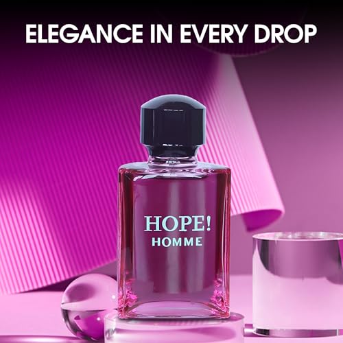 Image of AFLUXE Hope EDT Men's Cologne, Fruity Floral Elegant | Elegant classic cologne for men with fruity floral notes. Eau de toilette natural spray all skin types. Casual & formal wear.