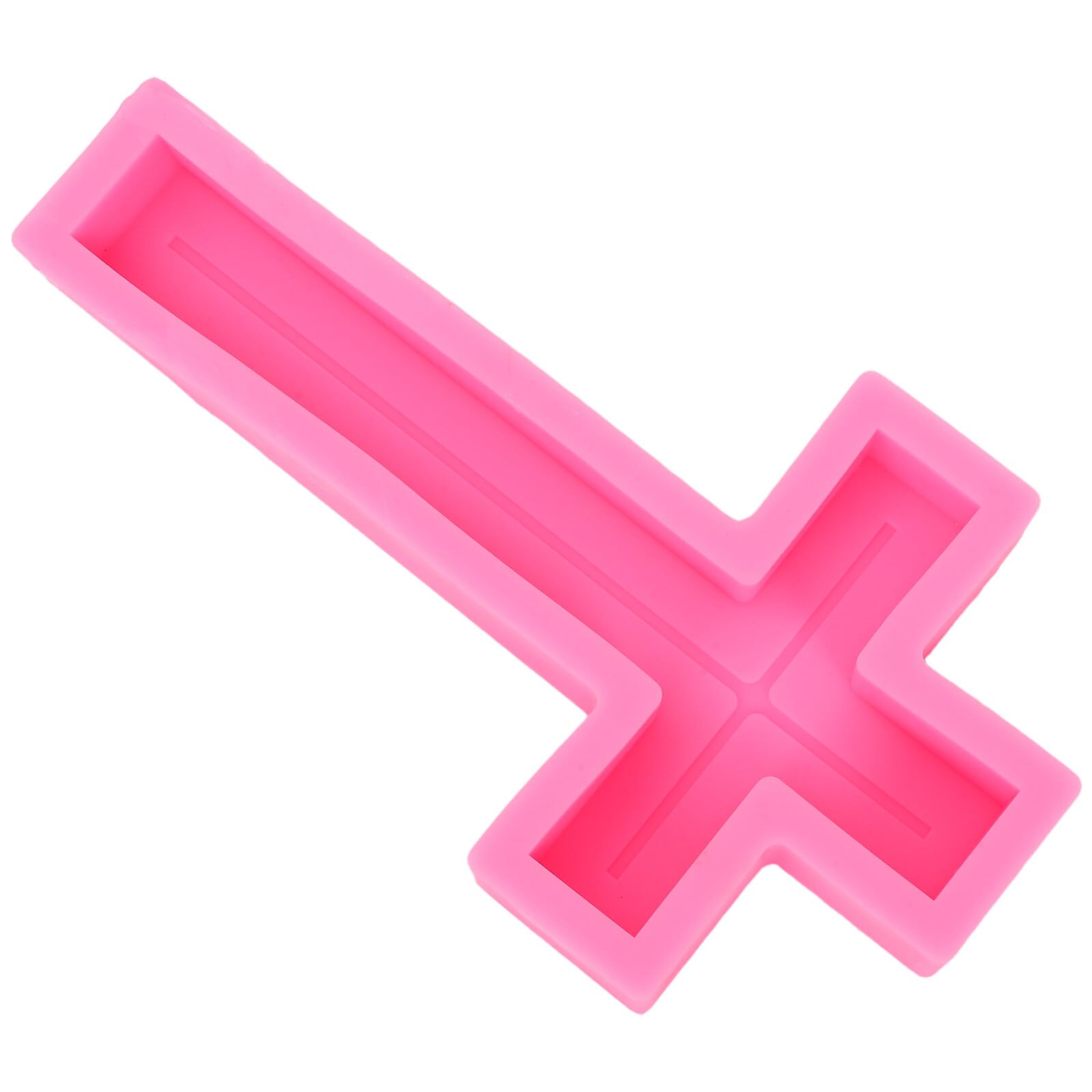 Didiseaon Stampo in Silicone a Forma di Croce 33 CM per Candele Saponi e Resina Fai da Te Flessibile Resistente al Caldo e Riutilizzabile per Decorazioni Artigianali Religiose