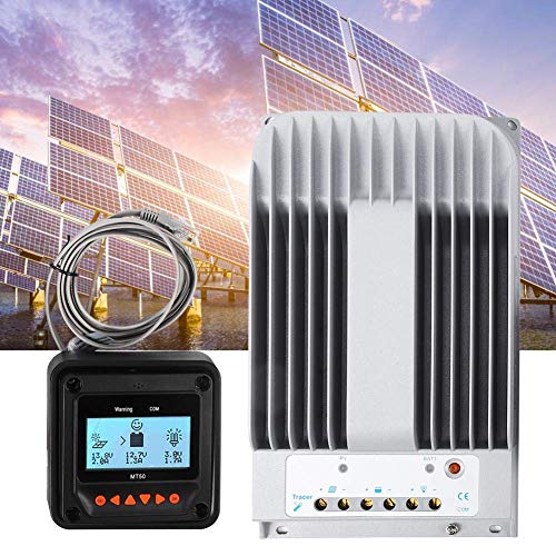 Solarladeregler, MPPT Solarpanel Charge Intelligenter Regler Regler für erneuerbare Energien 4215BN + MT50 + PC-Kabel 12V/24V 40A