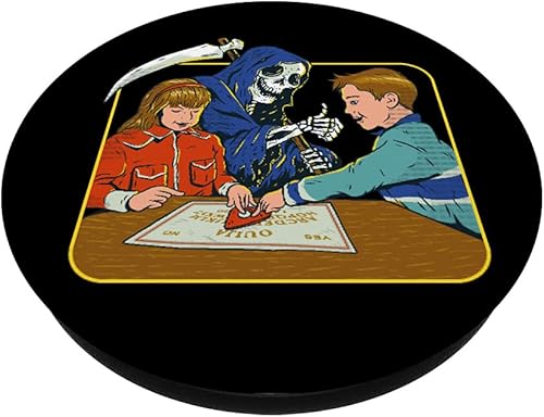 Miniatura 2 de Divertido juego de Halloween para niños, Ouija Board Retro Ironic PopSockets intercambiables PopGrip