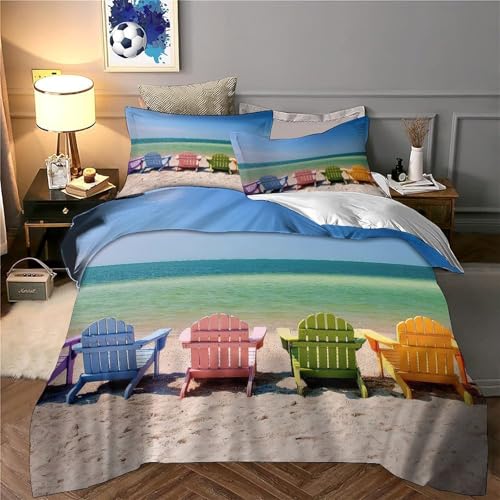 Parure de lit basket impression 3D numérique en microfibre premium douce - 6