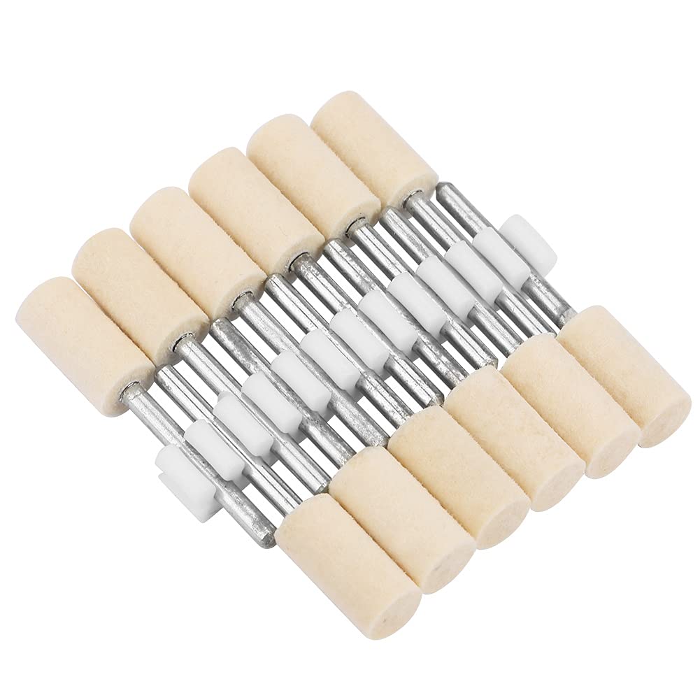 Głowica Polerska z Filcu Wełnianego, Narzędzie Obrotowe do Gratowania Rdzy, Tarcza Polerska z Trzpieniem, Różne Rozmiary do Form, Szkła, Metalu, Polerowanie Stożkowe, Odpowiednia