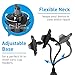 Macally Car Cup Holder Phone Mount - 8” Long Flexible Gooseneck Cell Phone Holder Car Cup Holder with 360° Adjustable Holder - Universal Cup Phone Holder Fits with/without Case up to 4.1” Wide