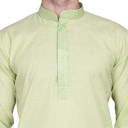 Image of Jagdish GARMENTS Cotton Trendy Embroidery Kurta for Men for Festive