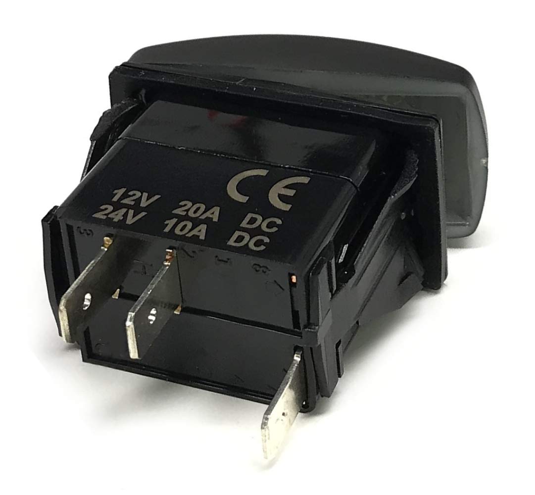 DragonFire Laser Etched LED Switch Interior Light On/Off Red LED (521378)