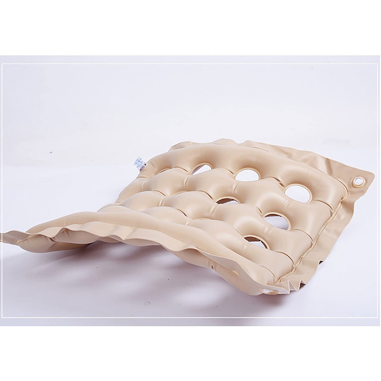Cojín inflable portátil antiescaras para asiento de aire, cojín antiescaras, cojín inflable grueso para pacientes postrados en cama, silla de ruedas, oficina, asiento de aire para coche, antiesca