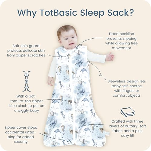 Image of Toddler Sleep Sacks 2T-3T-4T, 0.5 TOG Light Summer Wearable Blankets, Extra Long XL Sleeping Bags, 2 Pack