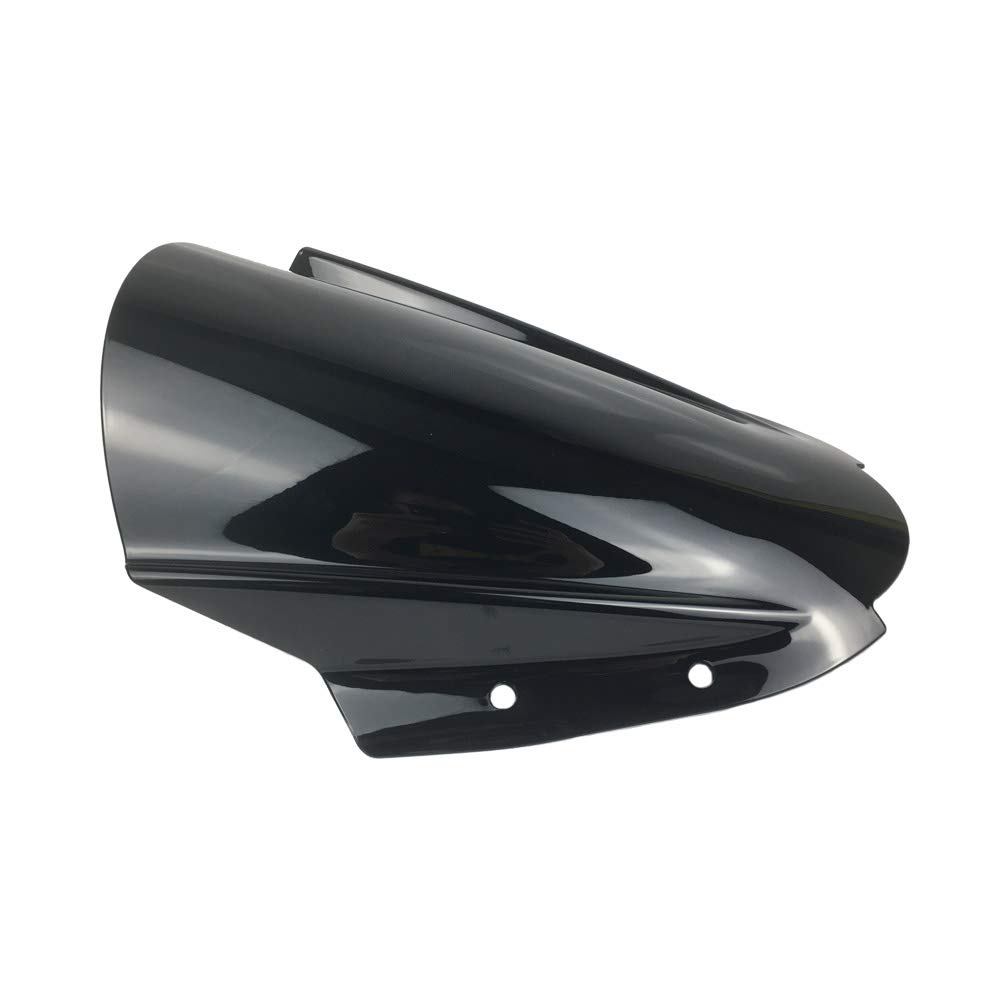 Pare-brise Double Bulle Moto Suzuki GSX 250R (2017-2020) - Protection Aérodynamique, Réduction Du Bruit - Noir