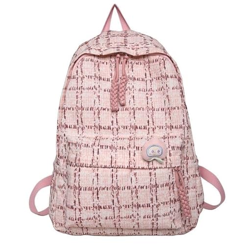 Kawaii Cute Backpack Y2K Aesthetic Women Backpack Preppy Backpack 17.3 inch Laptop College Backpack Pink