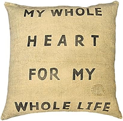 Joutletshop Sugarboo Designs My Whole Heart Linen Throw Pillow
