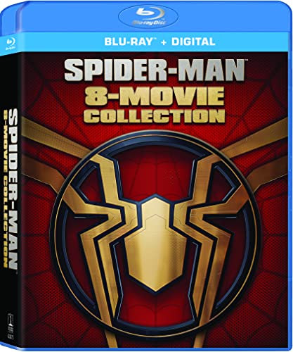 Image of The Amazing Spider-Man 2 / Amazing Spider-Man / Spider-Man (2002) / Spider-Man 2 (2004) / Spider-Man 3 (2007) / Spider-Man: Far from Home / Spider-Man: Homecoming / Spider-Man: No Way Home - Set - Blu-ray + Digital