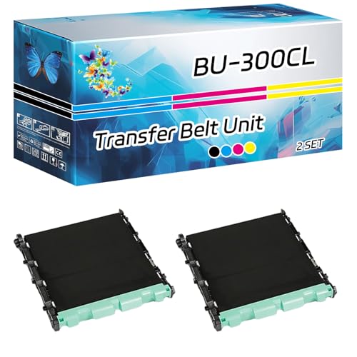 BU-300CL Transfer Belt Unit Compatible for Brother MFC-9460CDN MFC-9560CDW MFC-9970CDW Printers, High Yield 50000 Pages, with Chip High-Definition Printing (2 Set)