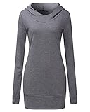 ❤️Lockere Passform, Langarm Kapuzenpullover mit Handschuhe, Gothic Kleider Damen, Perfekt beim Training, Yoga, Jogging, Unterwegs oder im Alltag zu Hause, eine wesentliche für jeden mode Frauen oder Mädchen, zeigen Sie Ihre Kurven mit Charme.