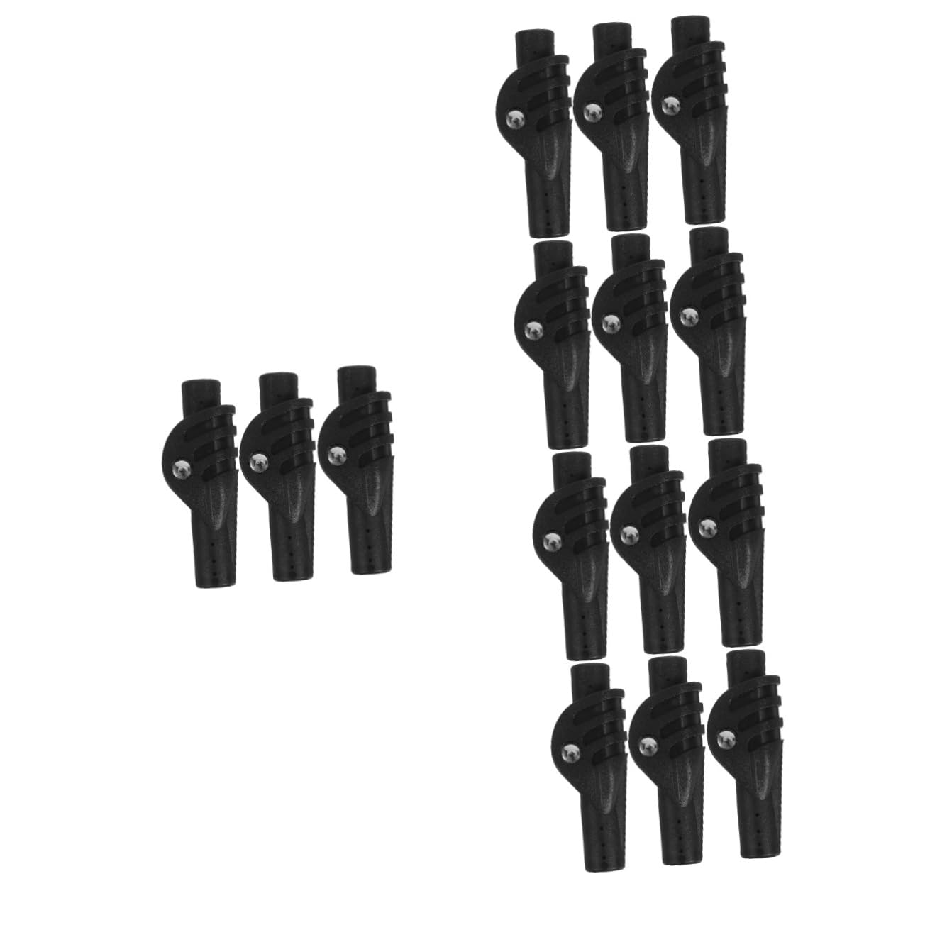 TOYANDONA Joint De Tente Glamping Soutien Accessoire De Tente Ajustable Joint De Bricolage pour Tige De Support Connecteur De Tige De Support De Tente Nylon Black