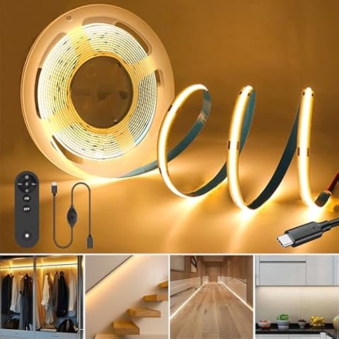 RYE USB Type-C 5V COB LED Strip Light Kit Cover