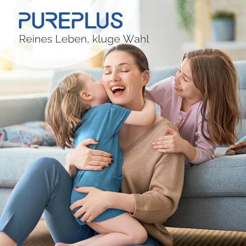 PUREPLUS 5 Micron 10x2.5 Hauswasser-Sedimentfilter aus Faserwickel für Brunnenwasser - Ersatzpatrone für RO-System, WP-5, Aqua-Pure AP110, CFS110, Culligan P5, WFPFC4002 4 Stück